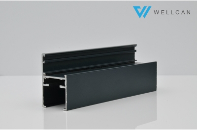 Silver Anodized Aluminium Extrusion Profile, Application for Casement Window and Door