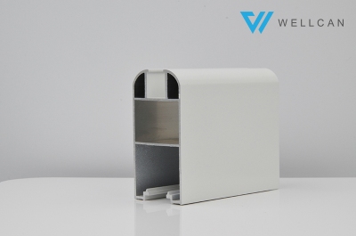 Extruded Aluminium Profiles, Powder Coating White